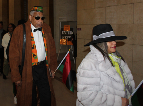 Black History Month Flag Raising in Cleveland 2024