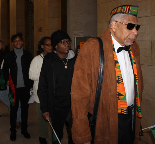 Black History Month Flag Raising in Cleveland 2024