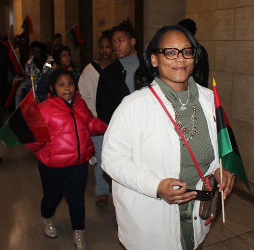 Black History Month Flag Raising in Cleveland 2024