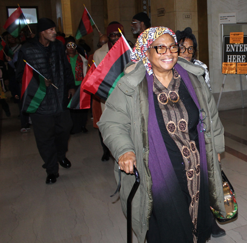 Black History Month Flag Raising in Cleveland 2024