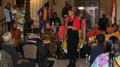 Speaker at 54th annual Black History Celebration at Cleveland City Hall