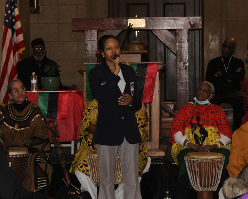 Speaker at 54th annual Black History Celebration at Cleveland City Hall