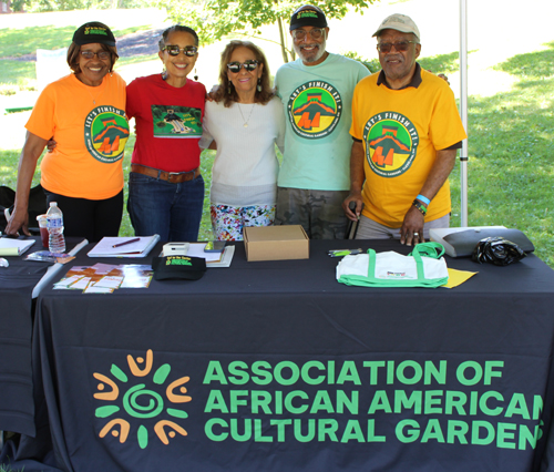 African American Cultural Garden leaders and volunteers