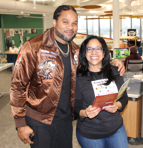 Josh Cribbs and Margaret Bernstein