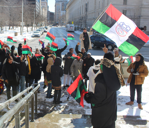 Black History Month Flag Raising Ceremony in Cleveland
