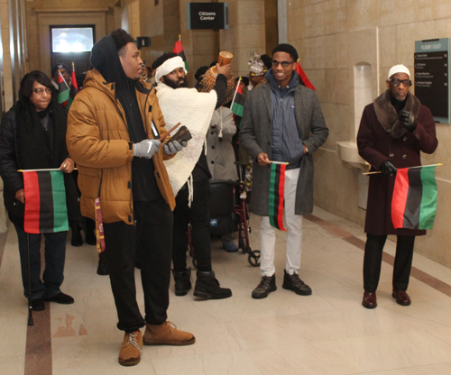 Black History Month Flag Raising Ceremony in Cleveland