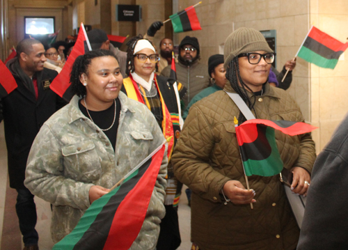 Black History Month Flag Raising Ceremony in Cleveland