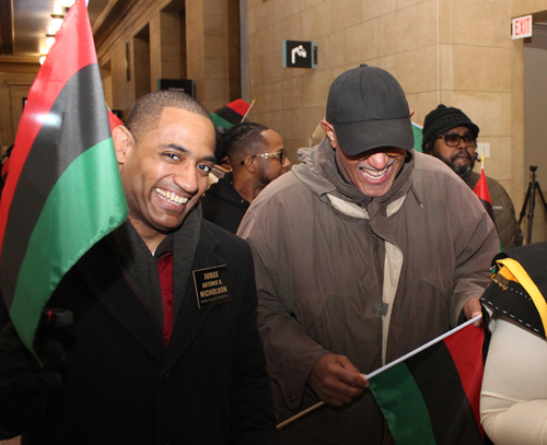 Black History Month Flag Raising Ceremony in Cleveland