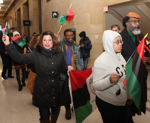 Black History Month Flag Raising Ceremony in Cleveland