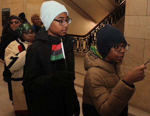 Black History Month Flag Raising Ceremony in Cleveland