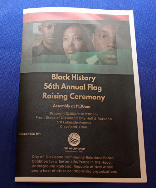Black History Cleveland Program Book