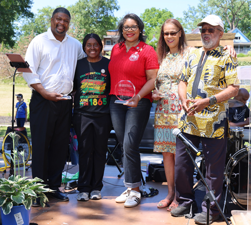 Pernell Jones, Laveta Ewing, Meredith Turner, Yvonne Conwell and Carl Ewing