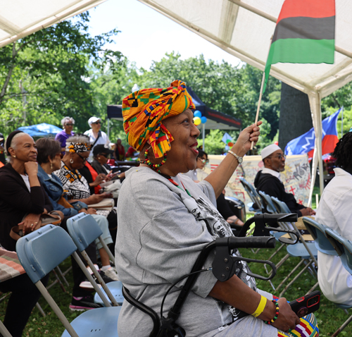 Juneteenth event attendees