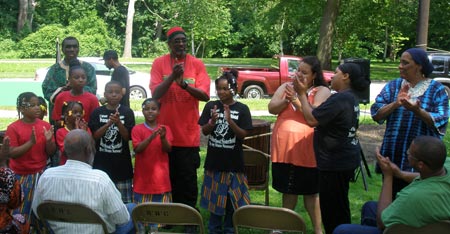 Peace in the Hood students on Juneteenth