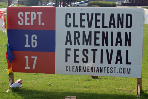 Cleveland Armenian Festival sign