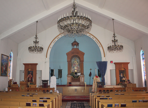 Inside St Gregory of Narek Armenian Church