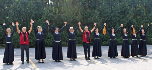 Armenian dancers from the St. Gregory of Narek community