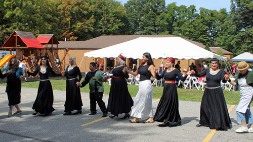 Audience joins Armenian dance from the St. Gregory of Narek community