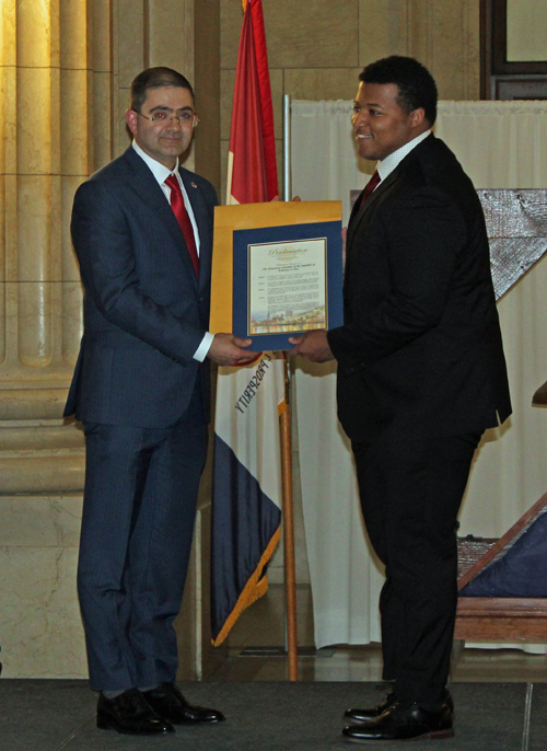 Sergey Edilyan and City of Cleveland representative