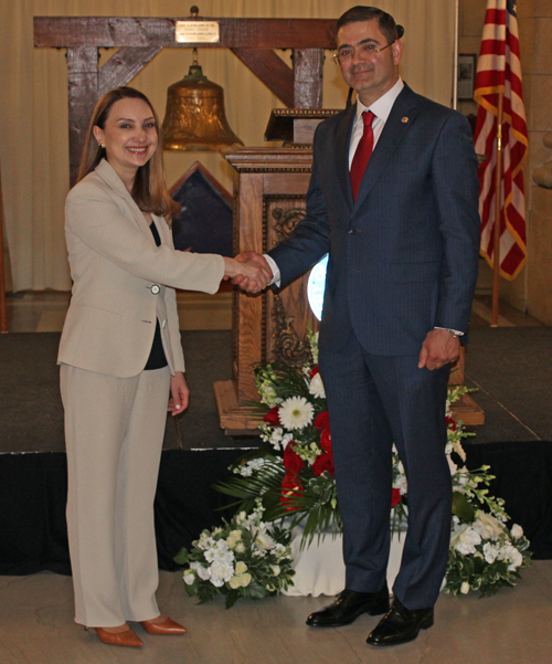 Ambassador Lilit Makunts and Honorary Consul Sergey Edilyan