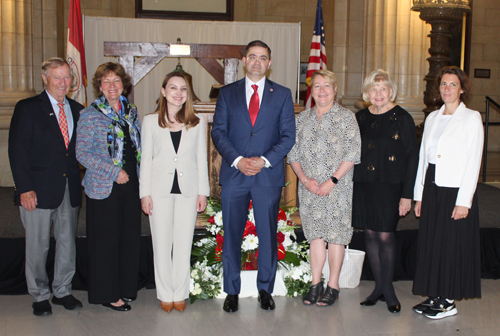 Cleveland Consular Corps members with Ambassador Lilit Makunts and Honorary Consul Sergey Edilyan