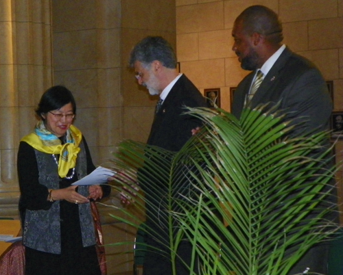 Margaret W. Wong, Mayor Jackson and Director Griffin