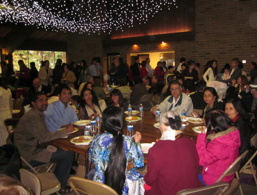 Meal at Asian-American procession at Cleveland Mass