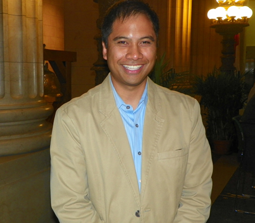 Cleveland Asian Festival board member Mike Mendoza