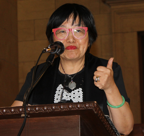 Margaret Wong  giving keynote address