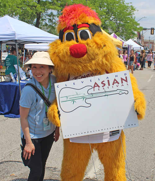 CAF Co-founder Lisa Wong and friend