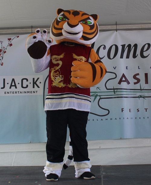 Tiger Mascot at Cleveland Asian Festival