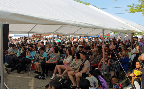 Crowd at the Cleveland Asian Festival