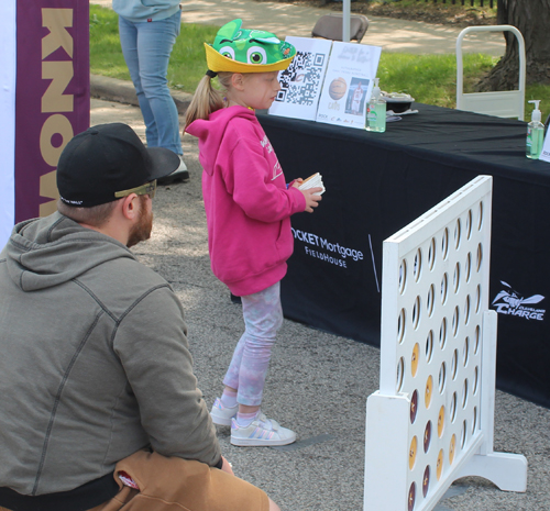 Playing games at Cleveland Asian Festival