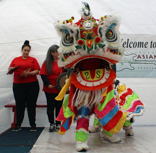 New Kwan Family Lion dancing