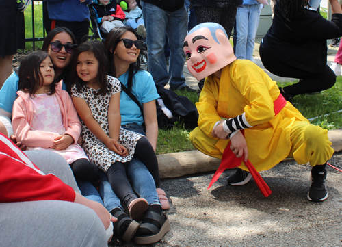 Kwan Family Lion Dance Team at the 2023 Cleveland Asian Festival