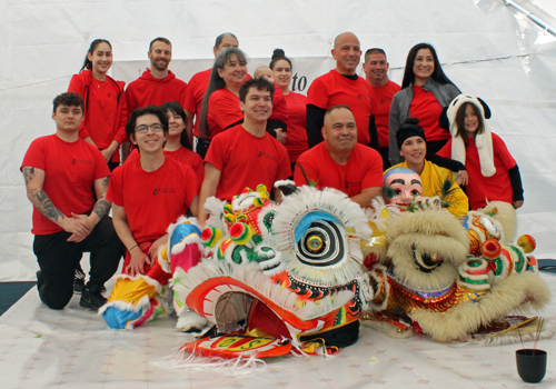 Kwan Family Lion Dance Team at the 2023 Cleveland Asian Festival