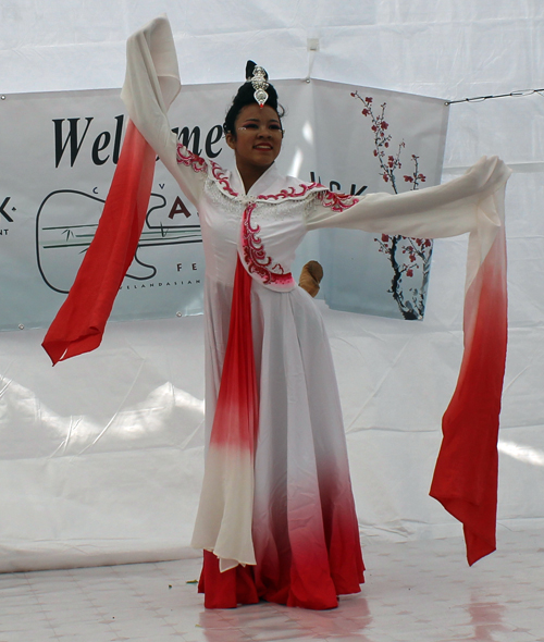 Young Chinese girl from the Stellar Acrobatic Dance Academy 