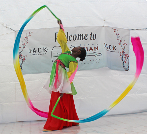 Young girl from the Stellar Acrobatic Dance Academy 