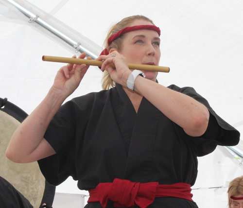 Yume Daiko taiko drummers at Cleveland Asian Festival