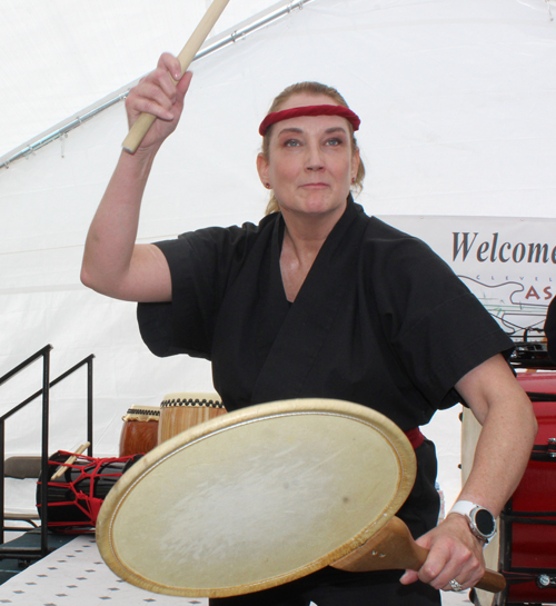 Yume Daiko taiko drummers at Cleveland Asian Festival