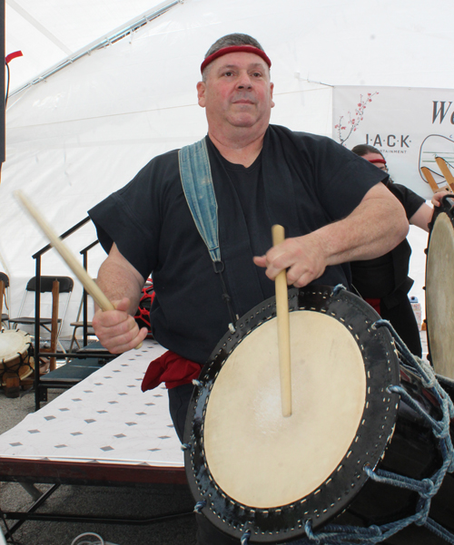 Yume Daiko taiko drummers at Cleveland Asian Festival