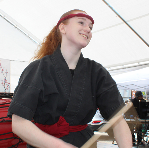 Yume Daiko taiko drummers at Cleveland Asian Festival