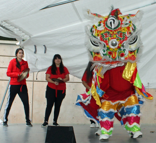 Kwan Family Lion Dance in the Cultural Gardens