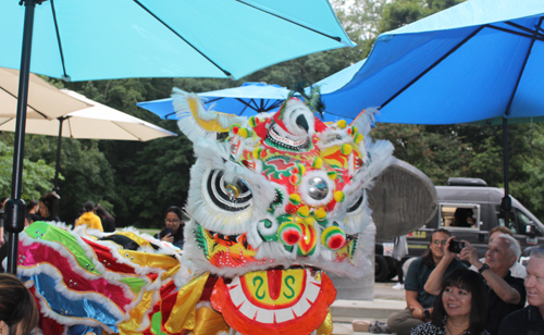 Kwan Family Lion Dance in the Cultural Gardens
