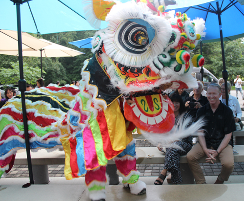 Kwan Family Lion Dance in the Cultural Gardens