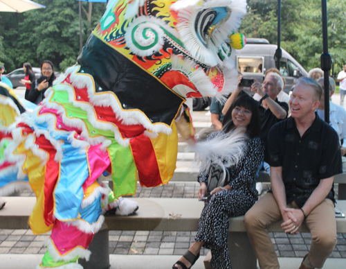 Kwan Family Lion Dance in the Cultural Gardens