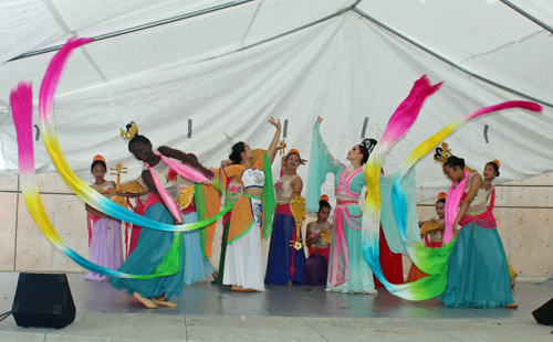 Students from Stellar Acrobatic Dance Academy perform