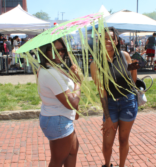 Umbrella girls
