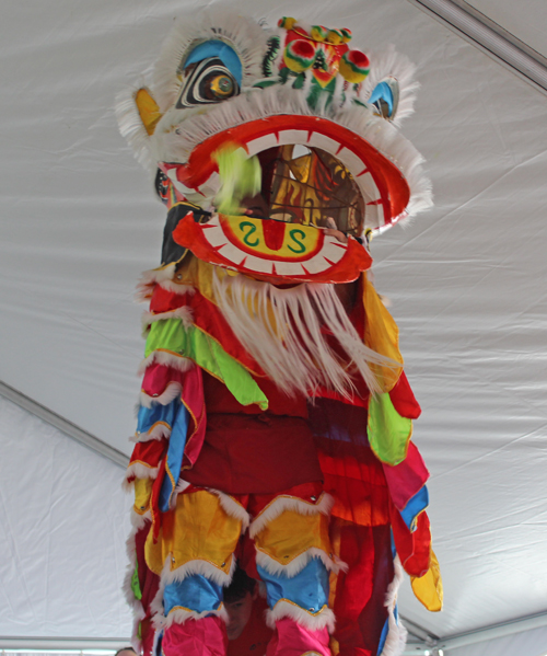 Kwan Family Lion Dance Team at the 2024 Cleveland Asian Festival