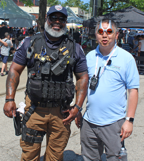 Police Officer and Johnny Wu
